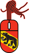 Bern coat of arms as part of a computer mouse