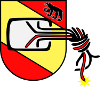 Bern coat of arms with dangling Chaosknoten